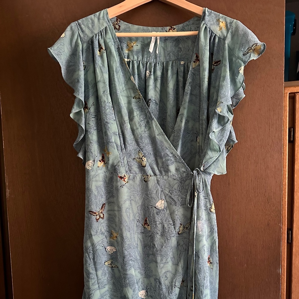 Anthropologie Wrap top